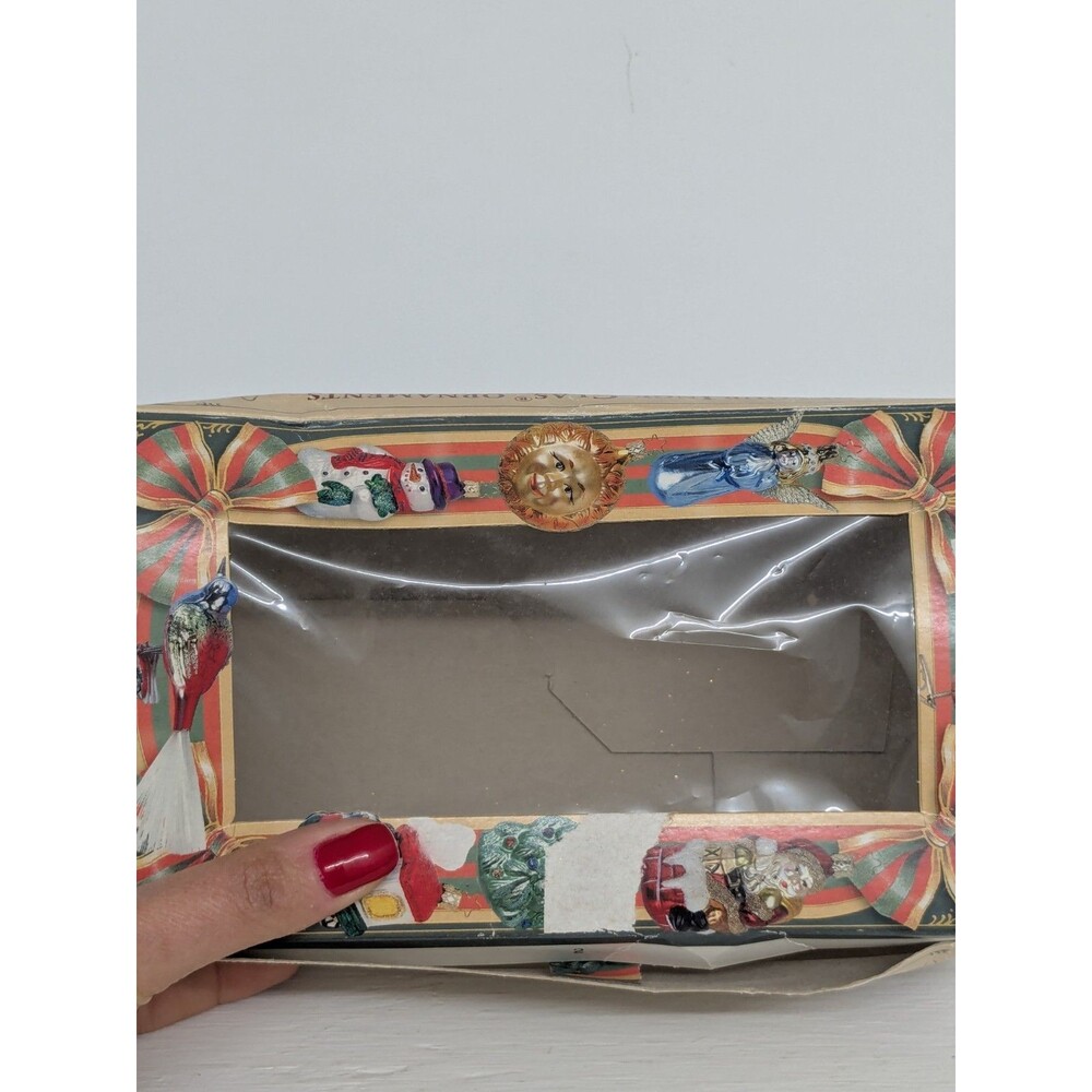 Inge Glas Glass Mouth Blown German Ornaments Baby First Christmas Set Of 3 New - Picture 15 of 16